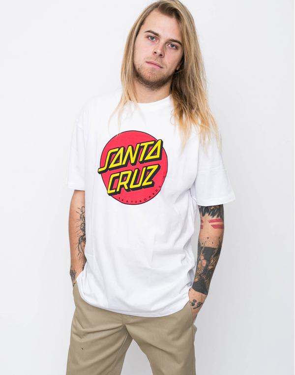 Santa Cruz Classic Dot White L