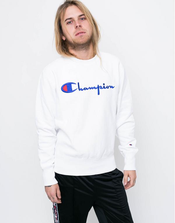 Champion Crewneck WHT M
