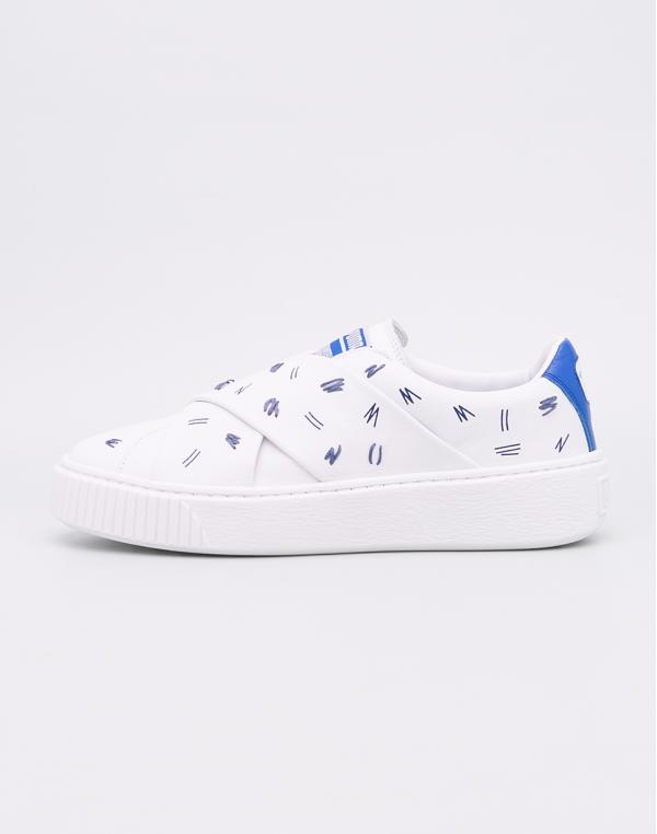 Puma Shantell Martin Platform Slip-On Puma White-Nebulas Blue 37