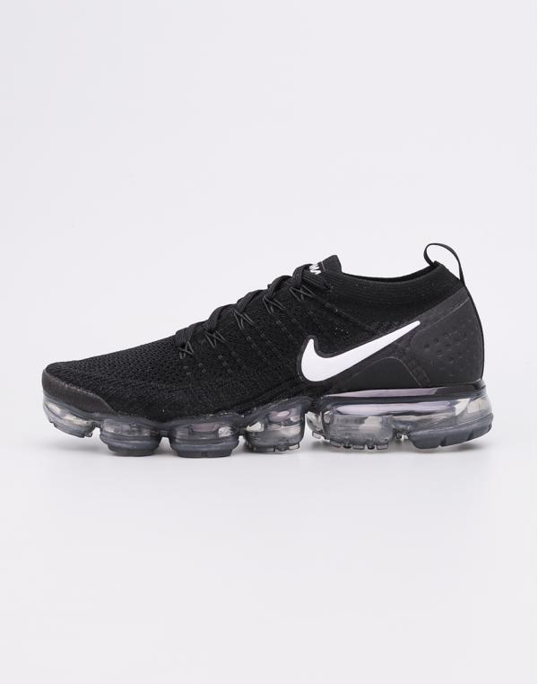 Nike Air VaporMax Flyknit 2 Black/ White - Dark Grey - Metallic Silver 43