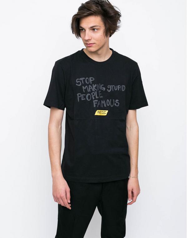 WeSC Max Stupid People Black M