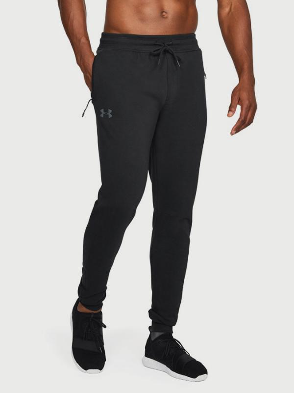 Tepláky Under Armour Threadborne Stacked Jogger Černá