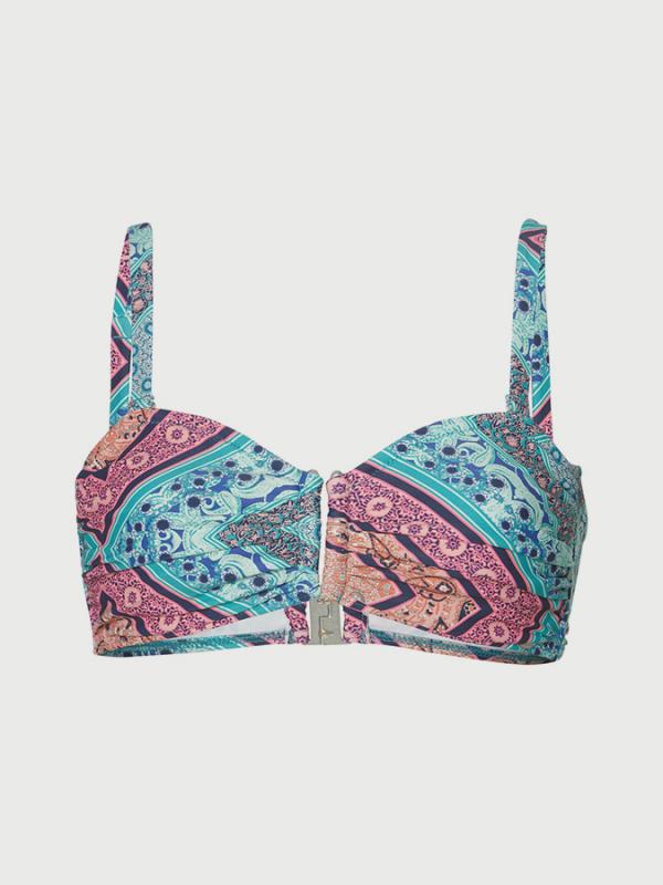 Svršek plavek O´Neill Pw Fancy Bandeau Top Barevná