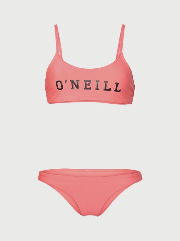 Bikiny O´Neill Pw Sports Logo Bikini Růžová