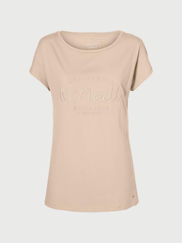 Tričko O´Neill Lw Essentials Brand T-Shirt Béžová