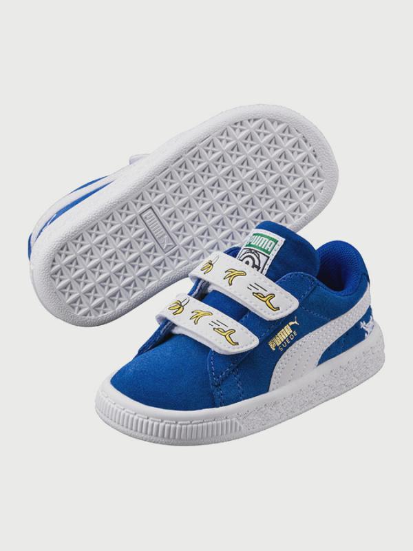 Boty Puma Minions Suede V PS Modrá