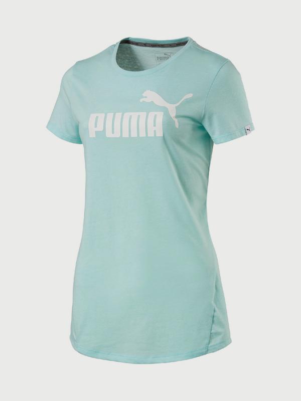 Tričko Puma ESS No.1 Tee Heather W Zelená