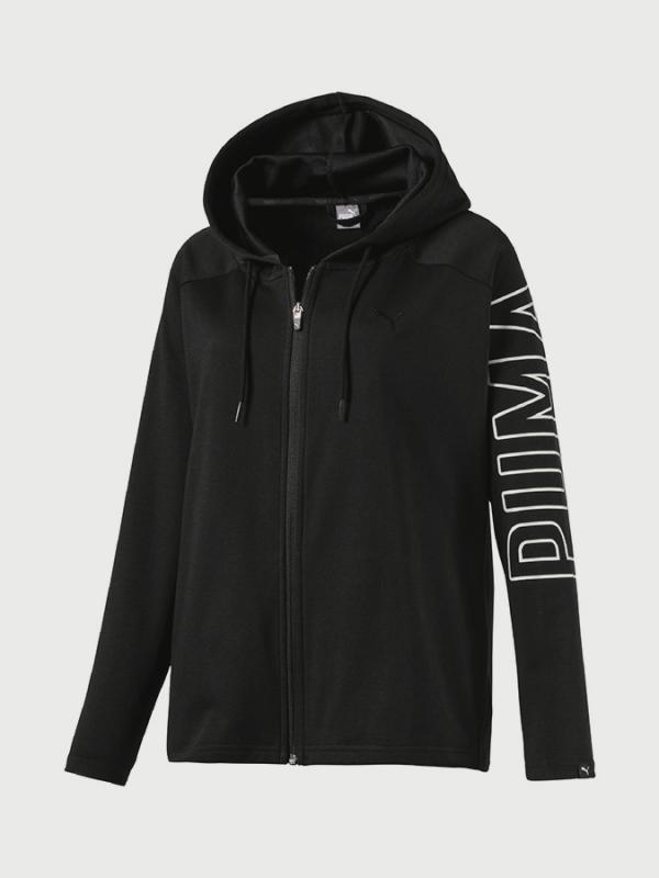 Mikina Puma FUSION FZ Hoody Černá