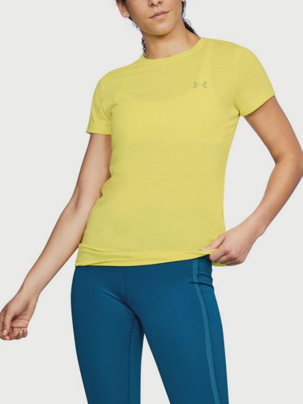 Tričko Under Armour Threadborne Train Twist Žlutá
