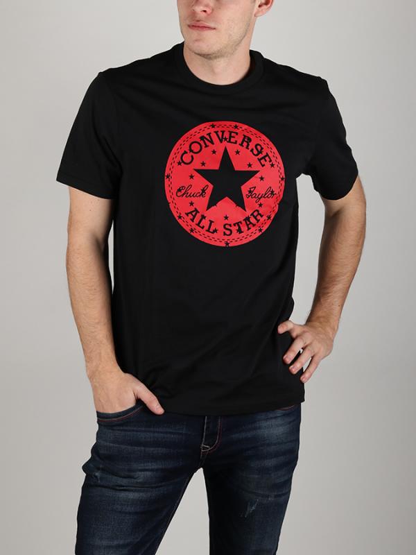 Tričko Converse ChckP Star Fill Tee Černá