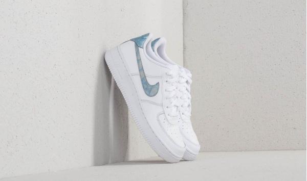 Nike Air Force 1 (GS) White/ Royal Tint/ White