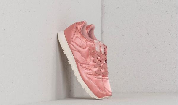 Reebok Classic Leather Satin Chalk Pink/ Classic White