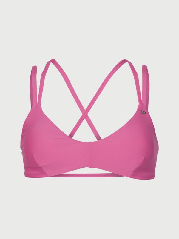 Svršek plavek O´Neill Pw Bralet Multi Tie Top Růžová