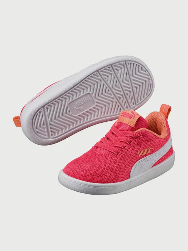 Boty Puma Courtflex Mesh PS Růžová