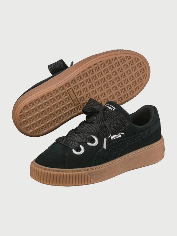 Boty Puma Platform Kiss Suede Wn s Černá