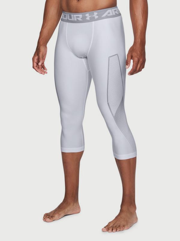 Kompresní legíny Under Armour Heatgear Graphic 3/4 Bílá
