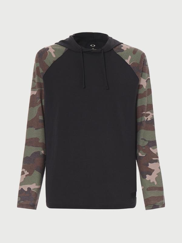 Mikina Oakley Lakeside Ls Hooded Knit Černá