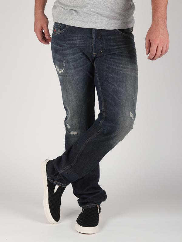 Džíny Diesel Safado L.32 Pantaloni Modrá
