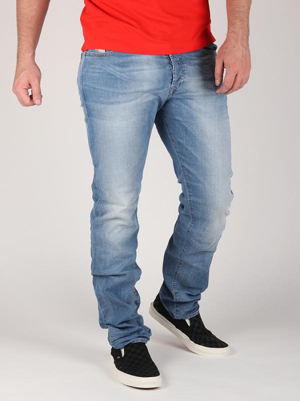 Džíny Diesel Buster L.34 Pantaloni Modrá