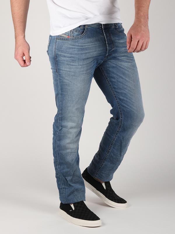 Džíny Diesel Akee L.34 Pantaloni Modrá