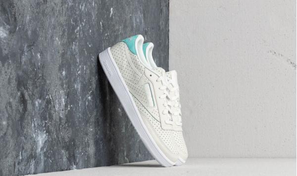 Reebok Club C 85 Popped Perf Chalk/ Turquoise/ White