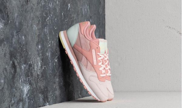 Reebok CL Leather PM Pale Pink/ Shell Pink/ Opal