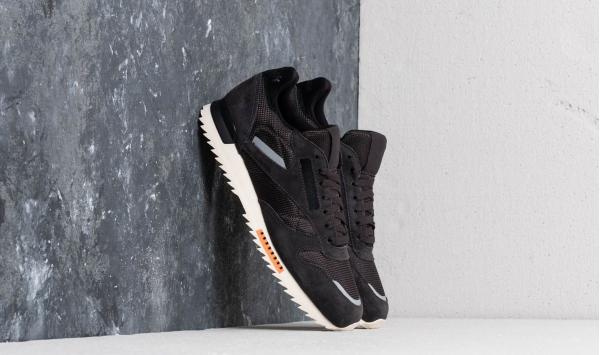 Reebok CL Leather Ripple SN Coal/ Powder Gry/ Classic White