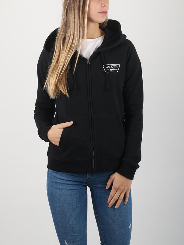 Mikina Vans Wm Full Patch Raglan Black Černá