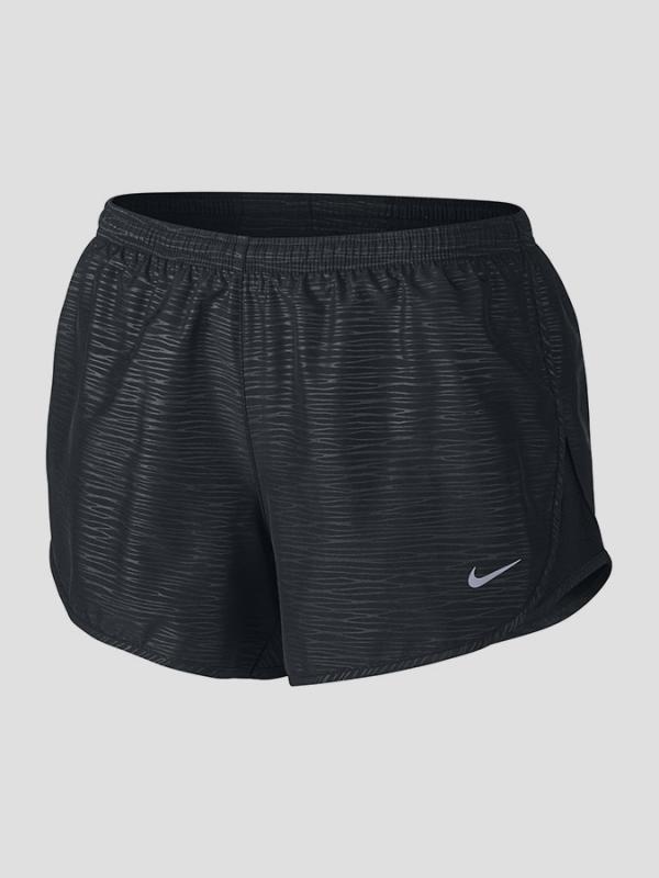 Šortky Nike MODERN EMBOSSED TEMPO SHORT Černá