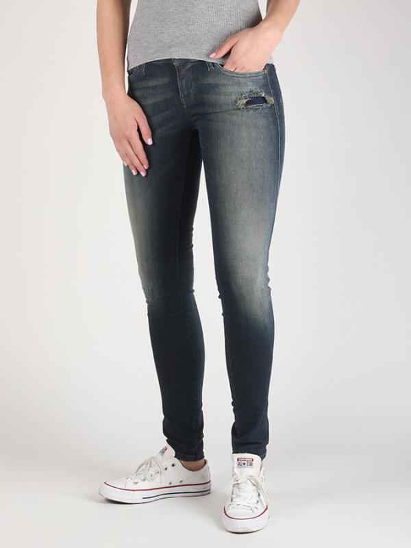 Džíny Diesel Skinzee - Low L.32 Pantaloni Modrá