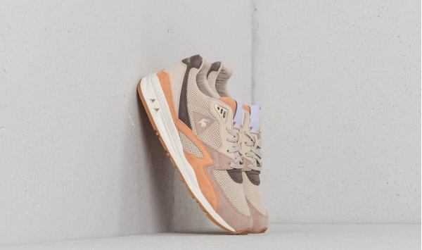 le coq sportif LCS R800 MIF Nubuck Turtle Dove/ Peach Fuzz