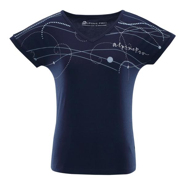 ALPINE PRO HARISA MODRÁ / TYRKYSOVĚ MODRÁ Dámské Triko S