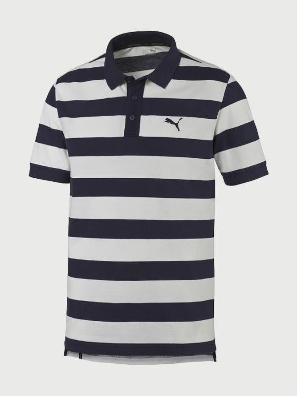 Tričko Puma ESS Striped Pique Polo Barevná
