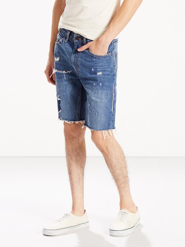 Kraťasy LEVI'S 505C SLIM FIT SHORT OT Modrá