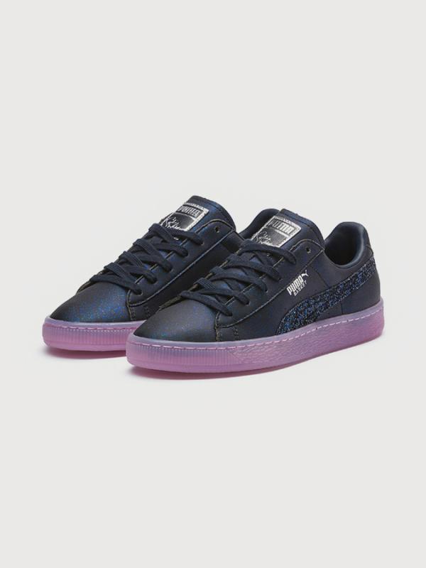 Boty Puma Basket Glitter Princess SW Černá