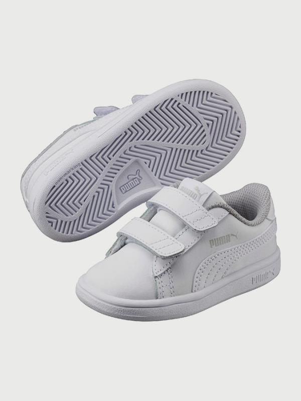 Boty Puma Smash v2 L V PS Bílá