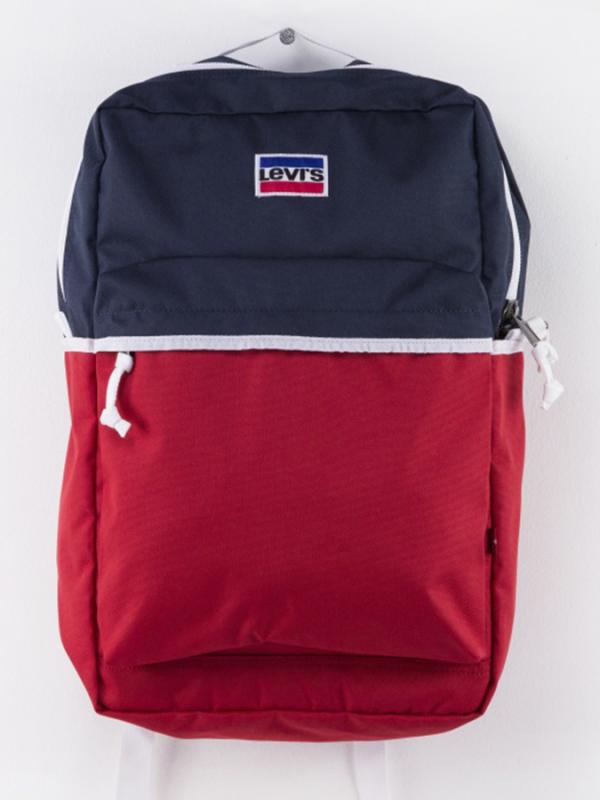 Batoh LEVI'S The L Pack Colorblock Červená