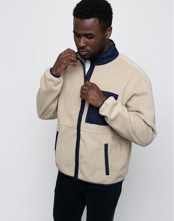 Polar Skate Co. STENSTRÖM FLEECE Sand / Navy XL