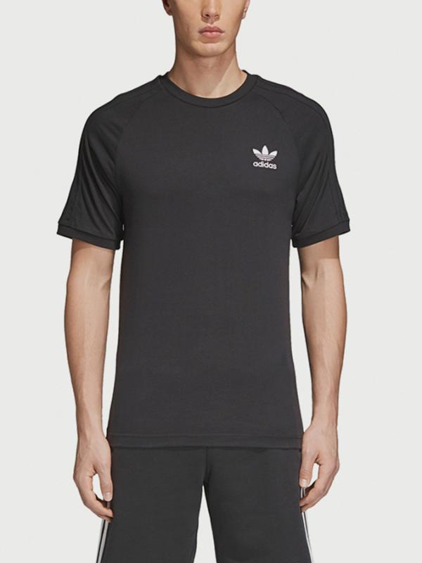 Tričko adidas Originals 3-Stripes Tee Černá