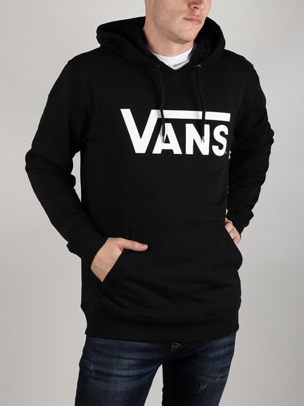 Mikina Vans Mn Classic Pull Black/White Černá