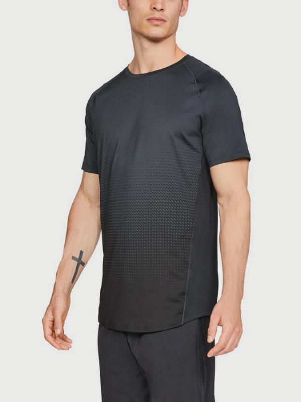 Tričko Under Armour Raid 2.0 Dash Fade SS Černá