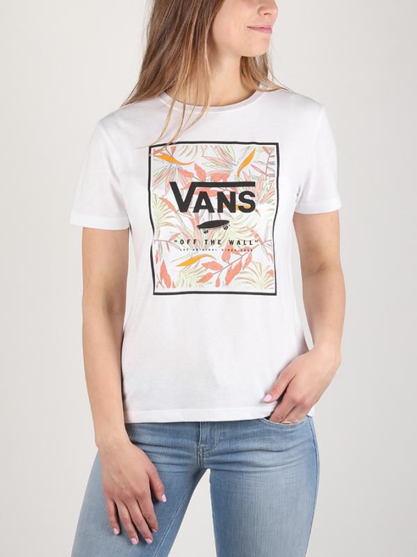 Tričko Vans Wm Trop Top White/Whtcal Bílá