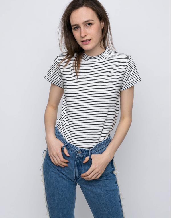 Wemoto SURRY STRIPE Offwhite-Black XS