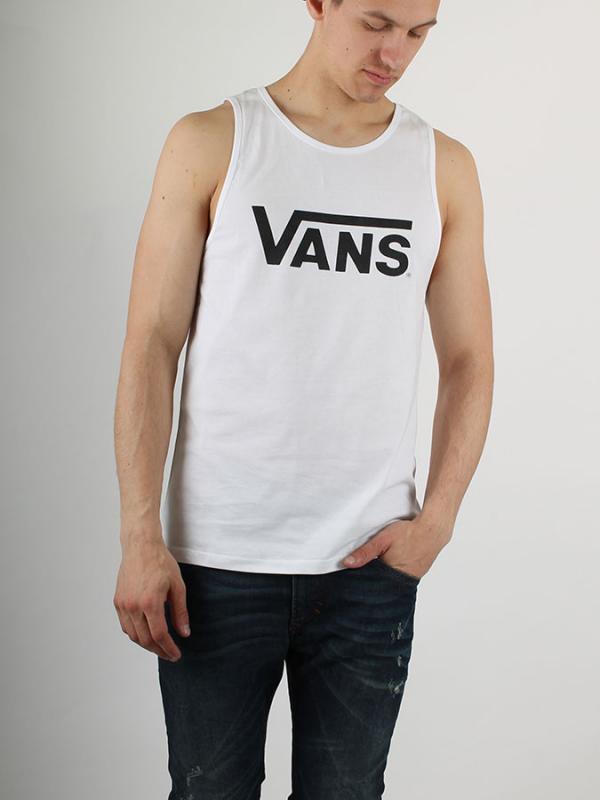 Tričko Vans Mn Classic Tank White/Black Bílá