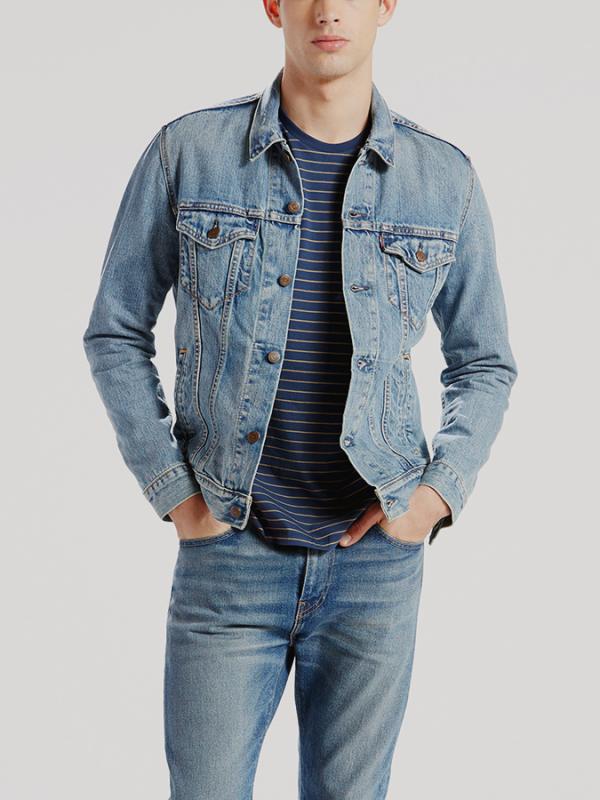 Bunda LEVI'S The Trucker Jacket Icy Modrá