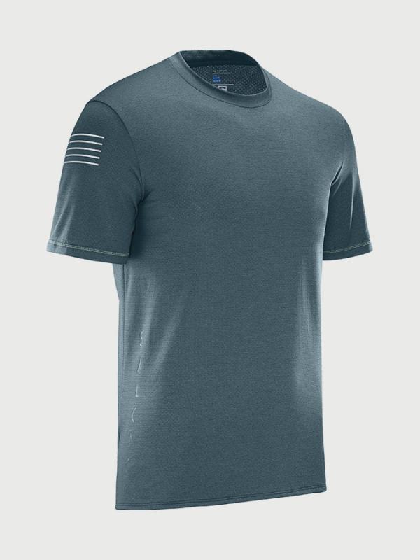 Tričko Salomon Pulse Ss Tee M Šedá