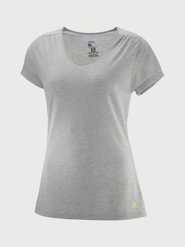 Tričko Salomon Ellipse Ss Tee W Šedá