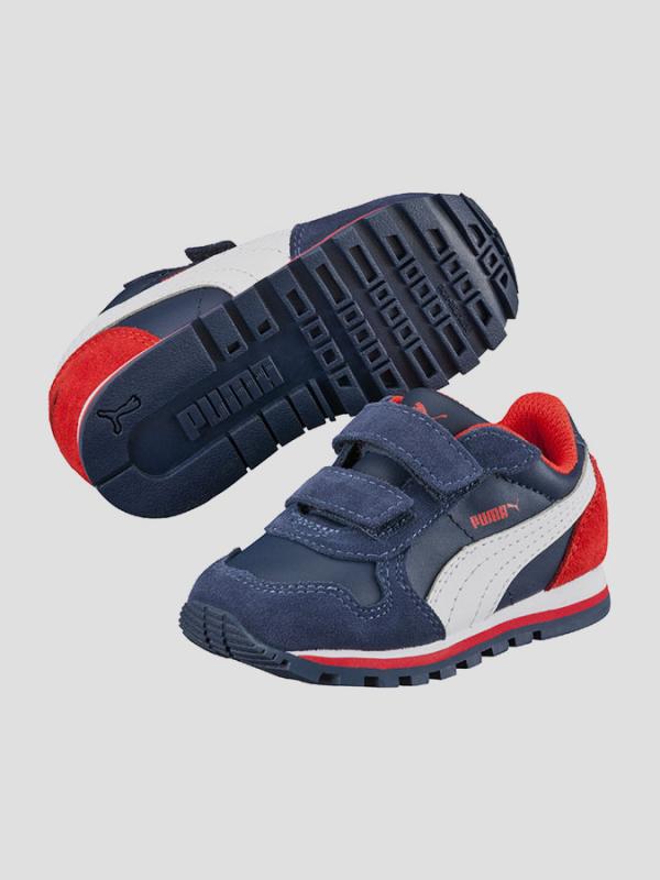Boty Puma ST Runner L V Inf peacoat Modrá