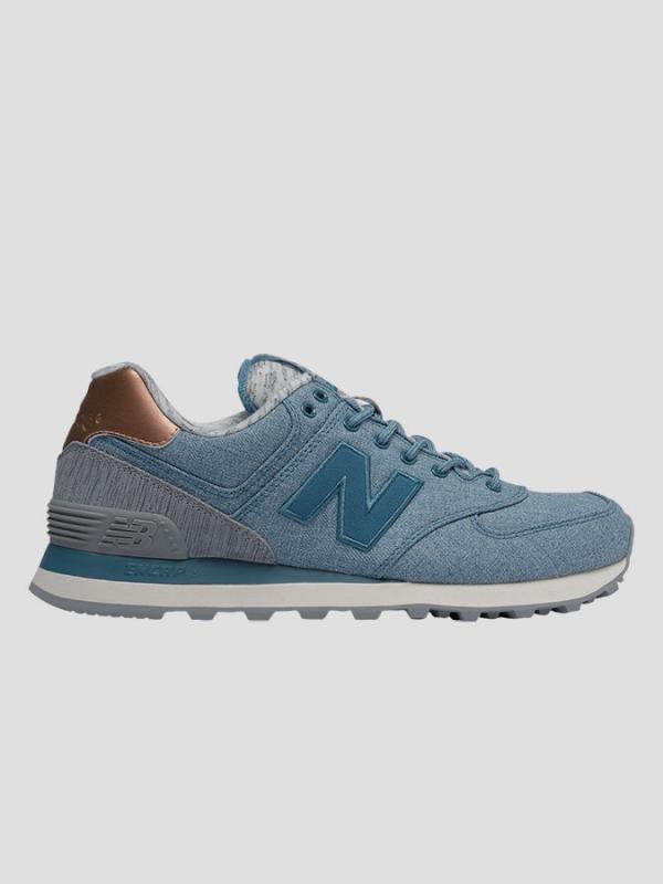 Boty New Balance WL574AEC Modrá