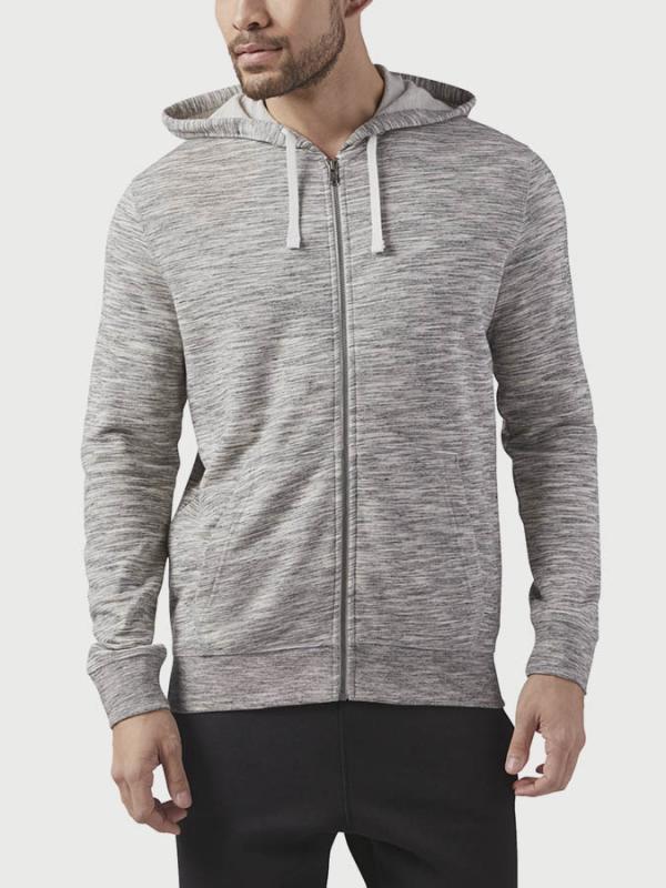 Mikina Reebok El Marble Group Fz Šedá